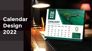 Desk Calendar design in Illustrator  Step by step Bangla Tutorial [upl. by Kilgore]