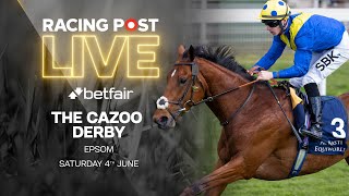 Desert Crown wins the 2022 Cazoo Derby  Epsom  Derby Festival Day 2  Racing Post Live [upl. by Aundrea]