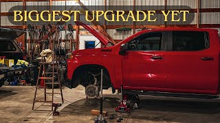 Ultimate Silverado Overland Suspension Bilstein Install [upl. by Edasalof]