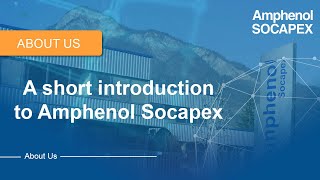 A short introduction to Amphenol SOCAPEX [upl. by Edward]