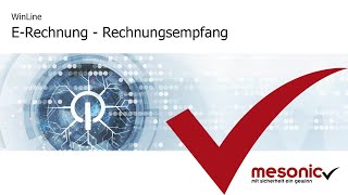 Elektronische Rechnungen in der WinLine  Rechnungsempfang [upl. by Wooldridge]