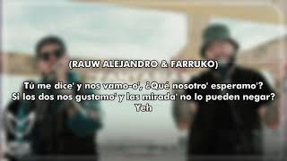 Rauw Alejandro amp Farruko  Fantasías Unplugged  Letra [upl. by Arymat]