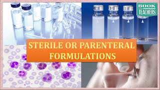 Sterile Formulations PartI  injectable lI Pharmaceutics  DPharm [upl. by Derzon]