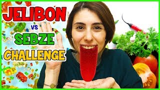 Jelibon vs Sebze Challenge Dila Kent [upl. by Anos]