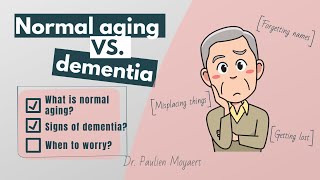 Normal aging vs dementia  Is it normal forgetfulness [upl. by Jana625]