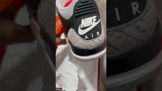 Jordan 3 “Black Cement”🔥nike shoestrending2024sneakerheadmosthypedsneakers2024 [upl. by Eliza]