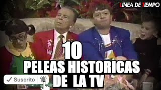 Con Chabelo Chilindrina y Camilo Sesto Top 10 históricas peleas en televisión [upl. by Bond]