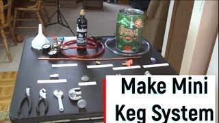 DIY Mini Keg System for Homebrew with Force Carbonation [upl. by Hymen]