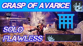 Solo Flawless Grasp of Avarice in 25 Minutes Using CHOIR OF ONE amp Prismatic Hunter [upl. by Keg]