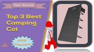 Top 3 Best Camping Cot Reviews  Camping Cot Bed [upl. by Bixler]