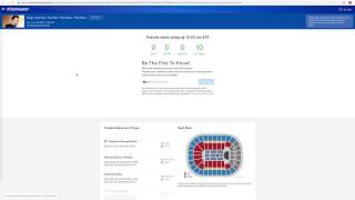 What a Ticketmaster Presale looks like on a desktop computer [upl. by Allemap]