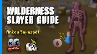 Where to Safespot Ankou for Wilderness Slayer task in Old School RuneScape  Low Level OSRS Guide [upl. by Adiana837]