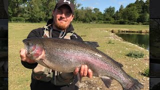 Sutton Springs Testwood monster Rainbow Trout 2019 [upl. by Cam348]