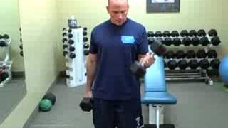 Standing Dumbbell Biceps Curls with Supination [upl. by Ahsineg18]