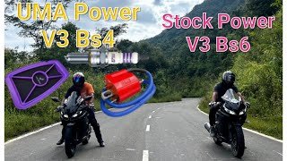 UMA Air FilterIgnition CoilPlug Vs Stock Bike⚡🔥 [upl. by Cychosz]