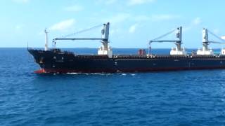 Maldives Port  Cargo Ship Entering Harbour [upl. by Newbold]