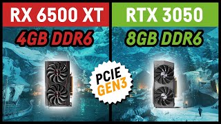 RX 6500 XT vs RTX 3050 in 16 Games PCIE Gen 3 System [upl. by Buell]