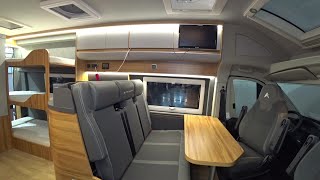 Different interior AFFINITY FIVE campervan 2024 [upl. by Airdnat]