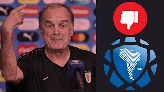 MARCELO BIELSA DESTROYS CONMEBOL AND USA FOR POOR ORGANISATION OF COPA AMERICA [upl. by Novj516]