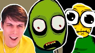 КРИПОВЫЙ МУЛЬТ ЗЕЛЁНЫЕ ОБРУБКИ  SALAD FINGERS Episodes 13 Spoons Friends Nettles  Ложки  Друзья [upl. by Arakal]