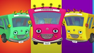 Ten Little Buses  Nursery Rhymes Collection  Videogyan 3D Rhymes amp Kids Songs [upl. by Eidak]