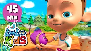 Once I Caught A Fish Alive  Nursery Rhymes amp Kids Songs [upl. by Orihakat]