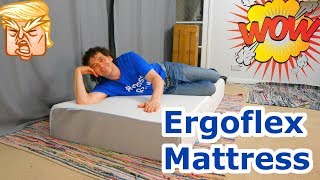 Ergoflex 5g memory foam mattress review  online bed in a box [upl. by Mcgannon]