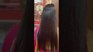 Straight hair kaise lagte hai long hair per 💁🏻‍♀️ trendingshorts trendighair [upl. by Uria719]