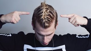 BRAIDED MAN BUN  bradmondo [upl. by Adnirem]