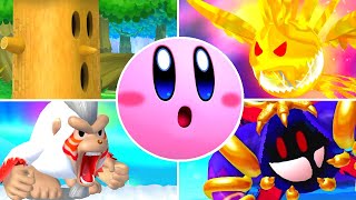 Kirbys Return to Dream Land HD  All Bosses [upl. by Isadora]