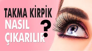 TAKMA KİRPİK HASIL ÇIKARILIR [upl. by Akaenahs]