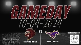 Devine Warhorses Vs Marble Falls Mustangs 10324 [upl. by Elnora]