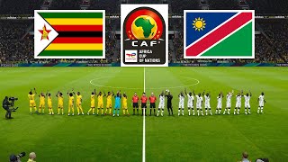 Zimbabwe vs Namibia  AFRICA CUP OF NATIONS 2025 QUALIFICATION [upl. by Alister]