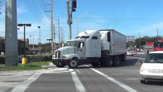 Tight Turn For Semi Truck [upl. by Udela]