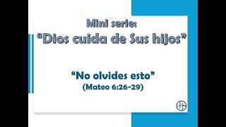 quotNo olvides estoquot Mateo 62629 [upl. by Grew]