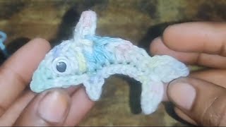 Crochet Dolphin🐠 Applique I Crochet Nautical  Crochet Sea Animals💯 easy 👌 [upl. by Aramak773]