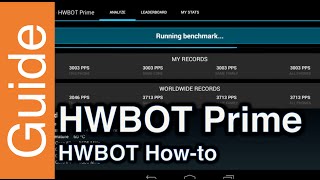 How to use the HWBOT Prime for Android benchmark [upl. by Anthea383]