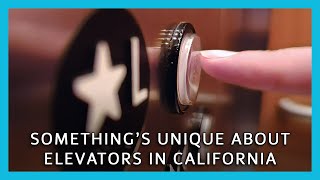 Somethings Unique About Elevators in California [upl. by Aisanahta]