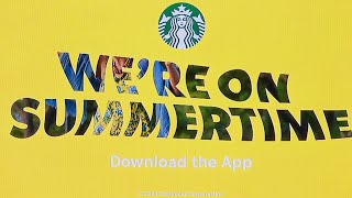 STARBUCKS COFFEE COMMERCIAL 2024  WERE ON SUMMERTIME  HERE COMES THE HOTSTEPPER  LNI KAMOZE [upl. by Ahsaei]