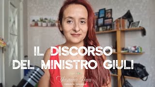 Il discorso del ministro Giuli [upl. by Kenric979]