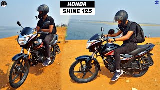 Honda Shine 125 is a Legend  Detailed Review  Agnee Motovibes [upl. by Nedyarb]