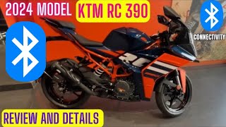 Ktm Rc 390 2024 Model Blue Colour  Review And Details [upl. by Hairahcaz569]