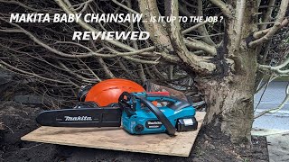 Makita 18v Chainsaw Review  Makita DUC254  Makita XCU06 [upl. by Yknarf]