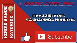 Zimbabwe Catholic Shona Songs  Havaziri Vose Vachapinda MuHushe [upl. by Llenyaj664]