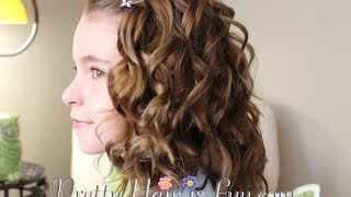 How to Curl Your Hair Using a Curling Wand  Pretty Hair is Fun [upl. by Marlyn]