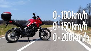 Ducati Multistrada 950  0100 amp 0200 kmh [upl. by Sanburn]