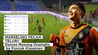 Marselino Pecah Telur KMSK Deinze Menang Dramatis Hadapi Club NXT dan ke Puncak Klasemen [upl. by Irehj]