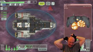 FTL Hard mode NO pause Random Ship Streaks Kestrel A 9th run [upl. by Ellswerth]