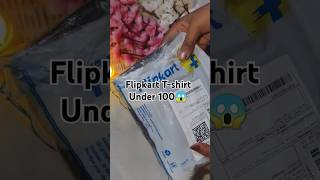 Flipkart Tshirt under100😱 oversized tshirt haultshirt review tshirt clothing review shorts [upl. by Erdna568]