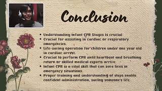 CONVENTIONAL CARDIOPULMONARY RESUSCITATION FOR INFANT CHILD AND ADULT [upl. by Tabby]